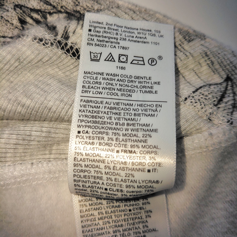 Athleta Balance Dress Sz XL Eden Floral Gray Pattern Very Good Used Condition - Picture 11 of 12